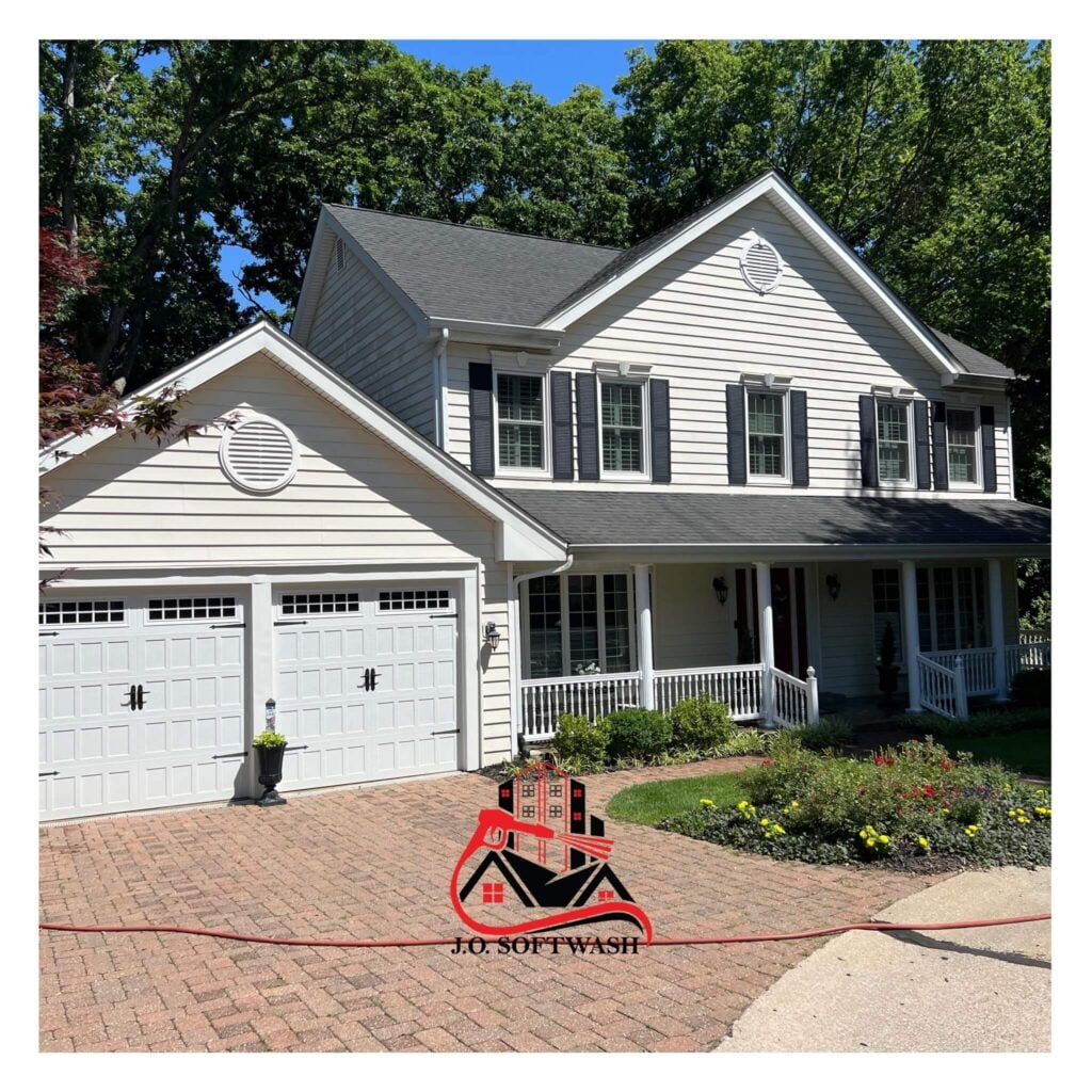 Cleaned this home in Chesterfield by J.O. Softwash